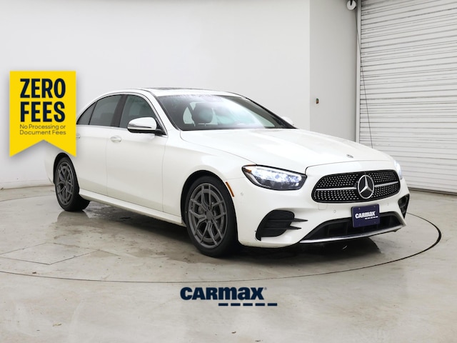 White 2022 Mercedes-Benz E-Class Sedan Rear-Wheel Drive Automatic