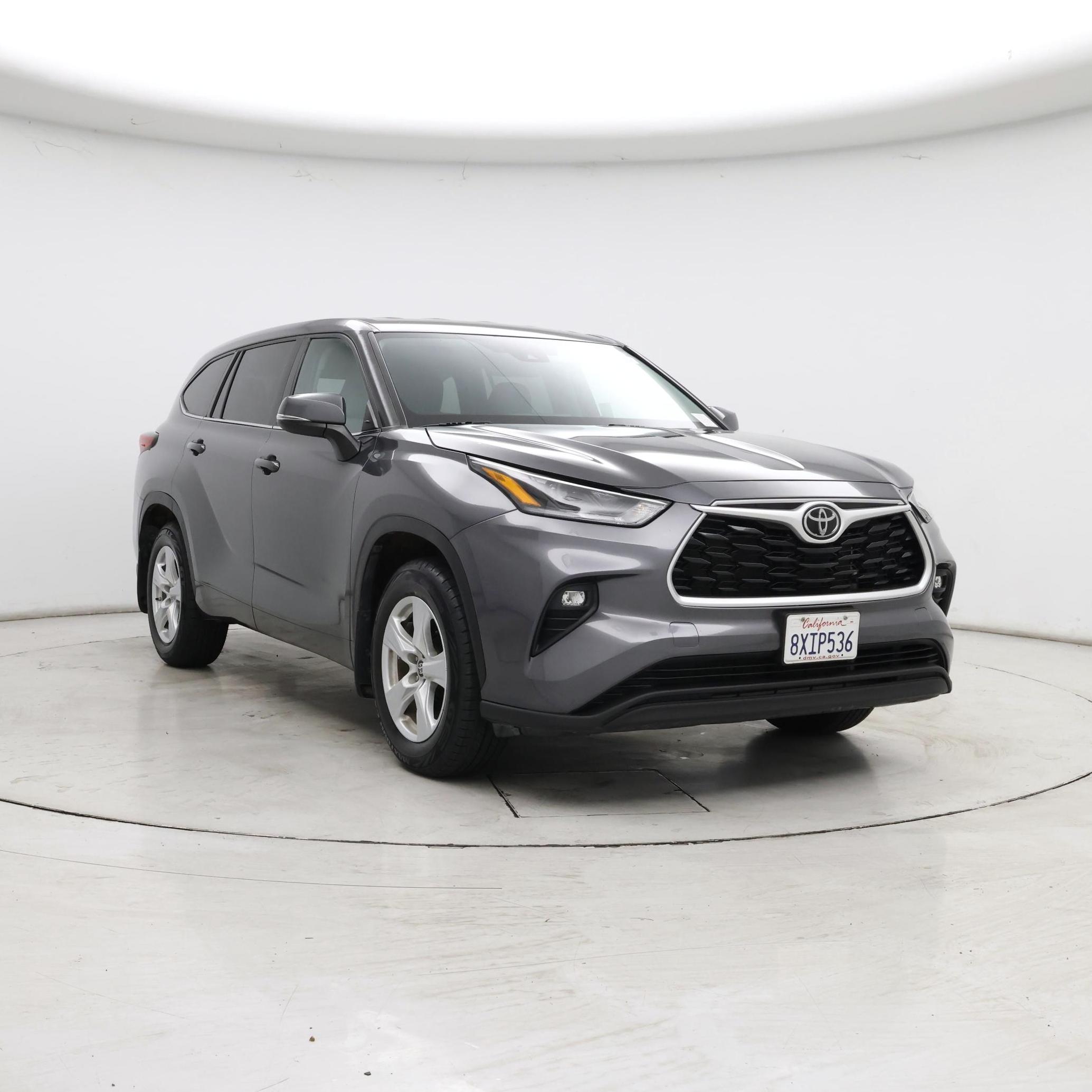 Gray 2021 Toyota Highlander SUV / Crossover All-Wheel Drive Automatic