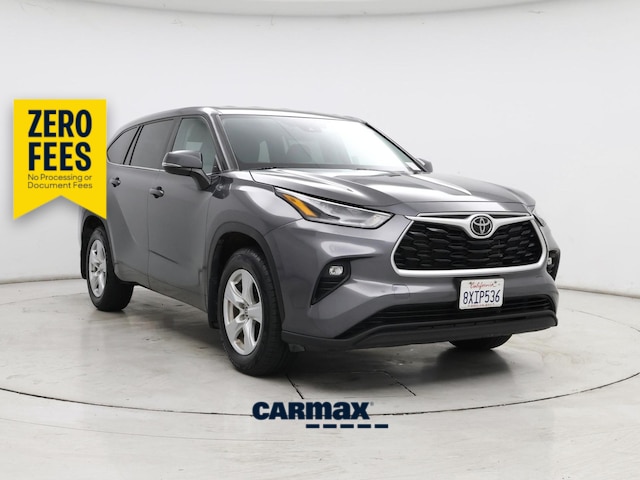Gray 2021 Toyota Highlander SUV / Crossover All-Wheel Drive Automatic