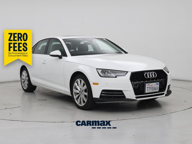 White 2017 Audi A4 Sedan Front-Wheel Drive Automatic