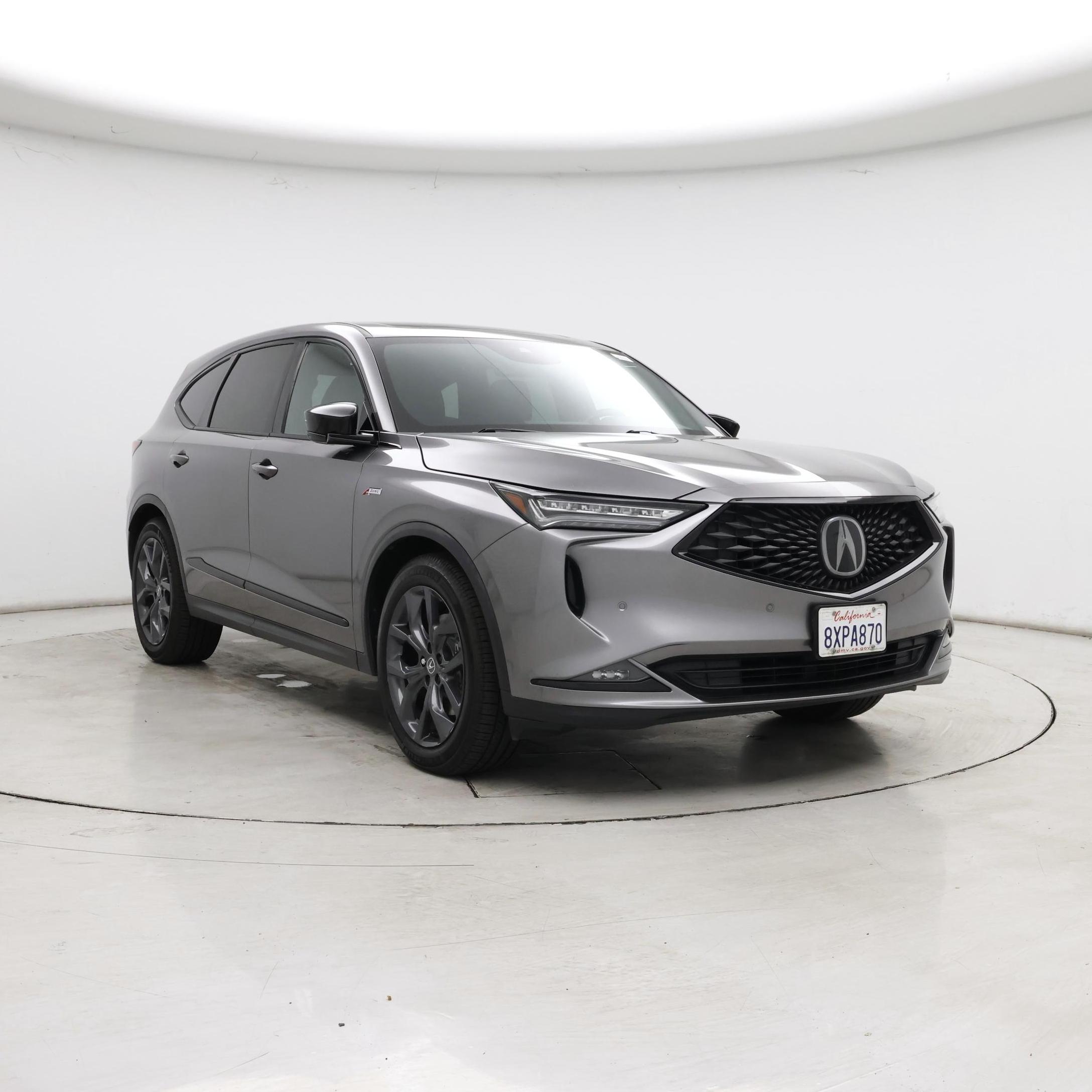 Gray 2022 Acura MDX SUV / Crossover All-Wheel Drive Automatic
