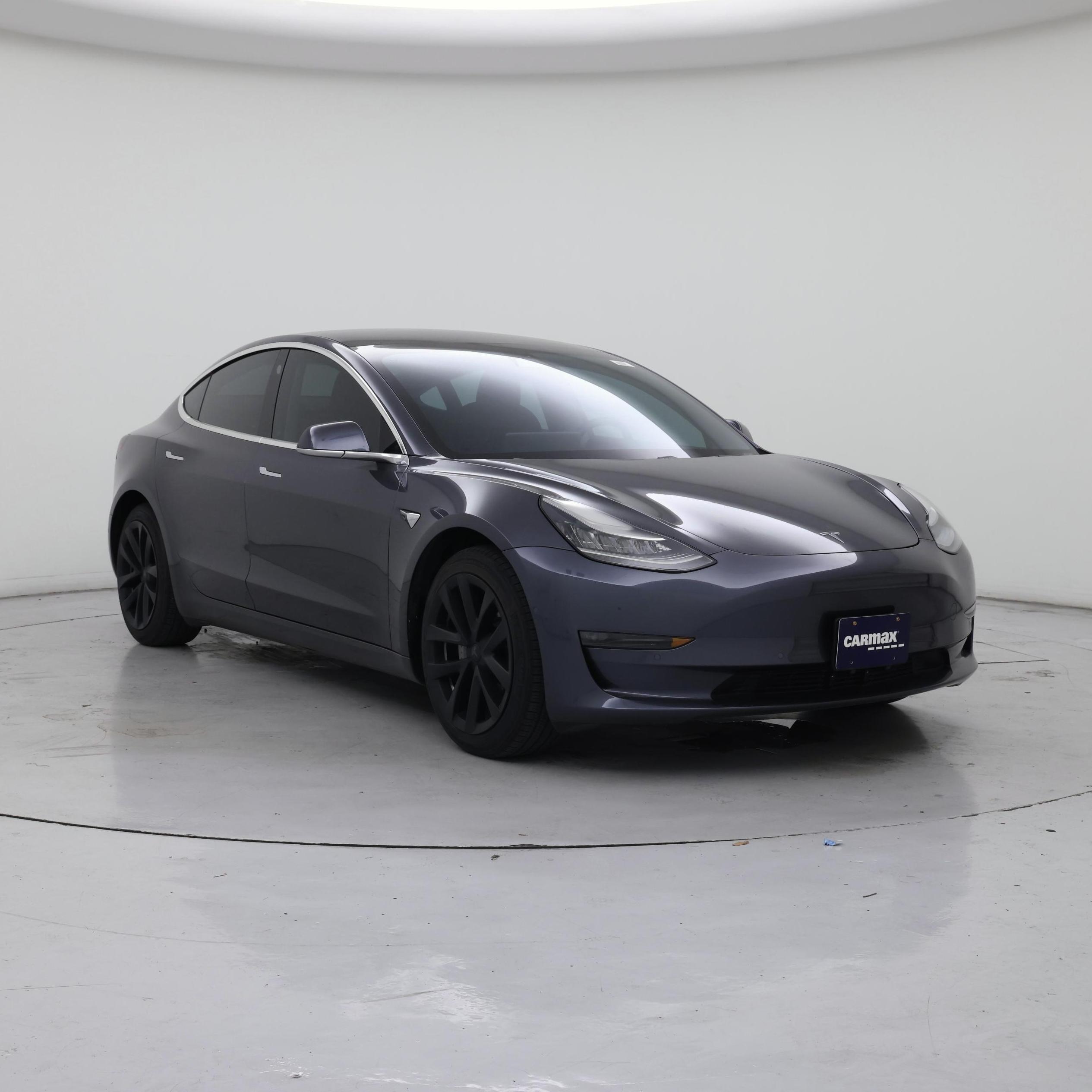 Gray 2019 Tesla Model 3 Sedan All-Wheel Drive Automatic