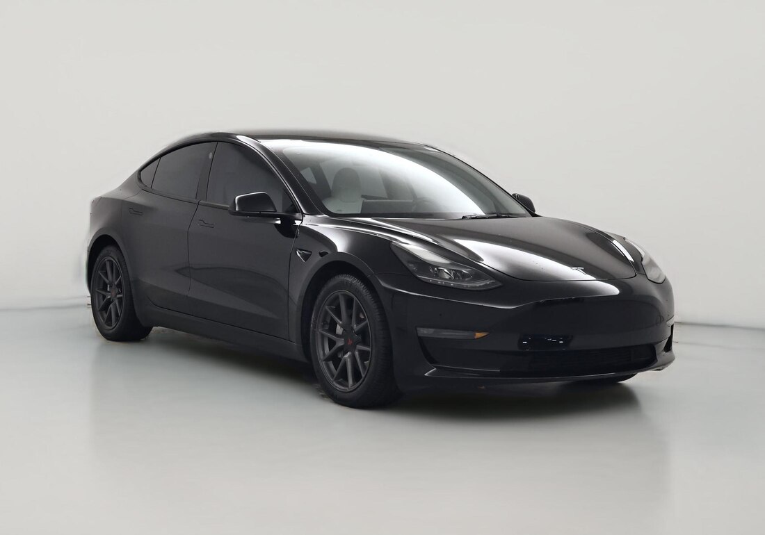2023 Tesla Model 3 Long Range All-Wheel Drive in Black — CarMax photo