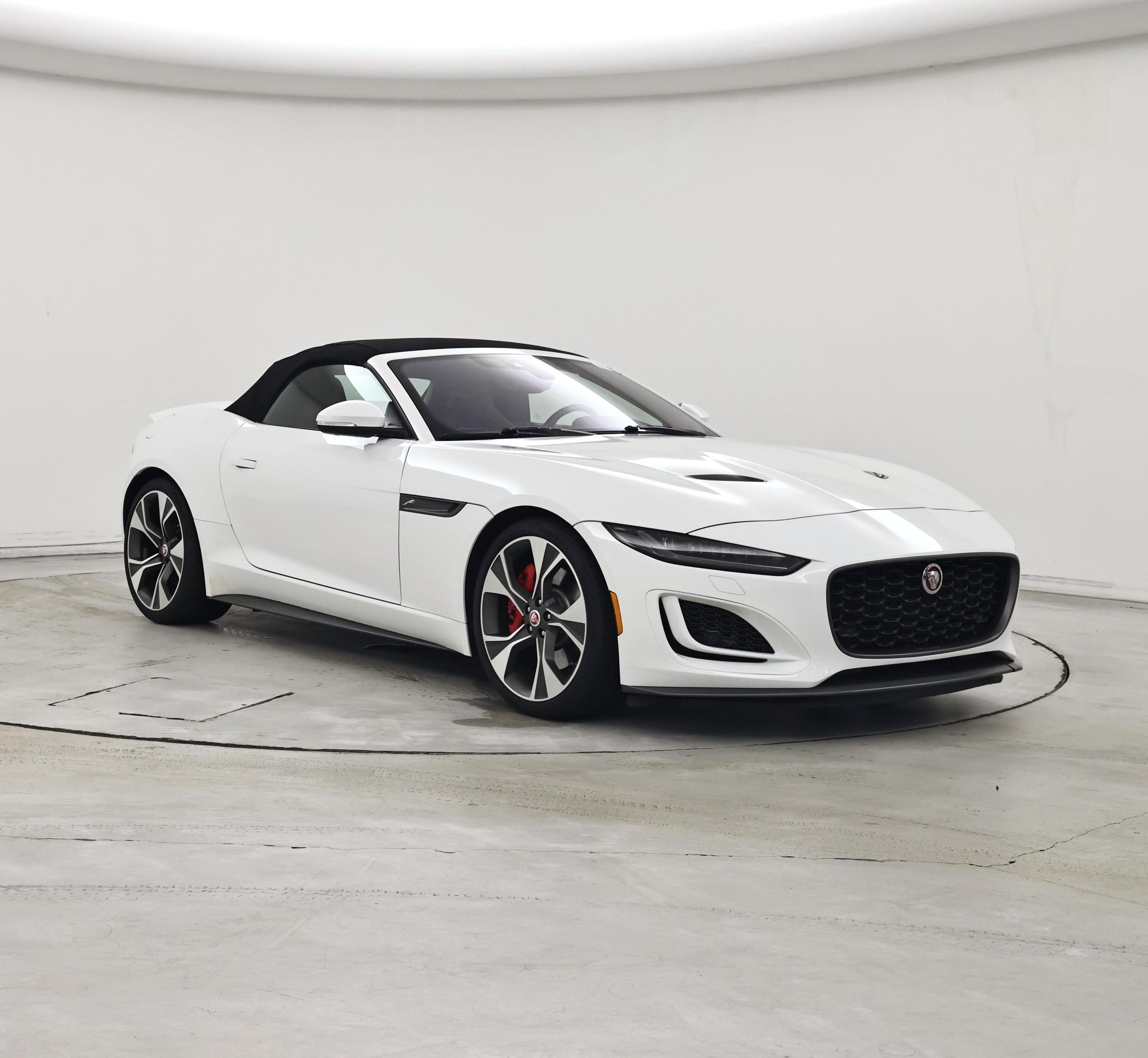 White 2021 Jaguar F-TYPE Convertible Rear-Wheel Drive Automatic
