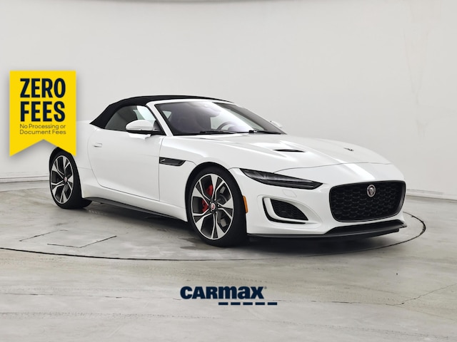 White 2021 Jaguar F-TYPE Convertible Rear-Wheel Drive Automatic