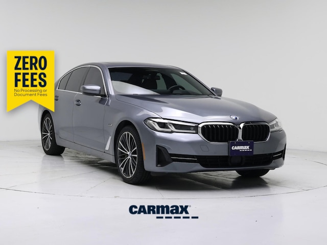 Gray 2022 BMW 5 Series Sedan Rear-Wheel Drive Automatic