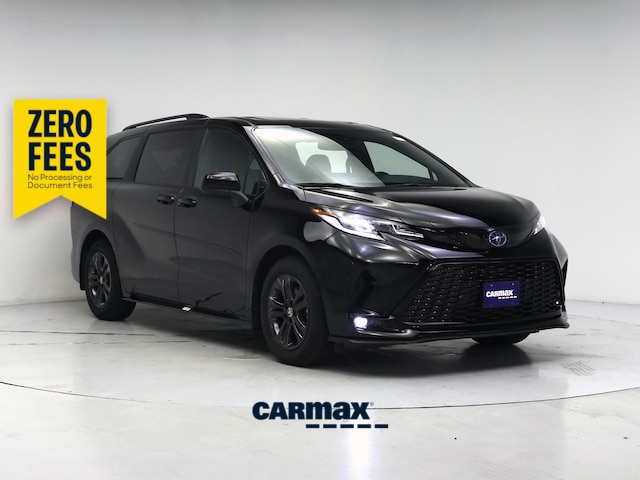Black 2025 Toyota Sienna Minivan All-Wheel Drive Automatic