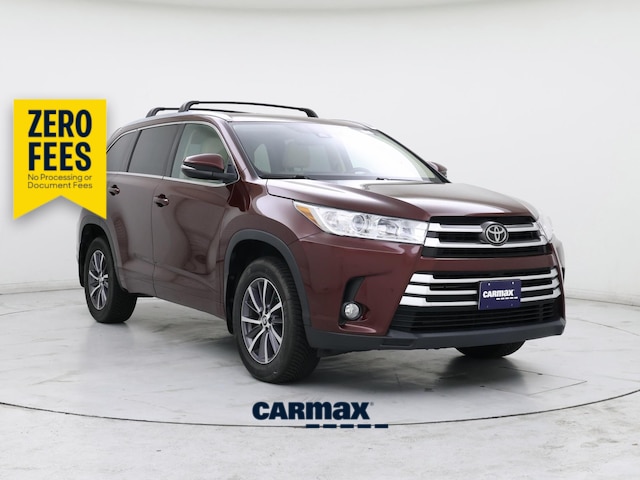 Red (Burgundy) 2017 Toyota Highlander SUV / Crossover All-Wheel Drive Automatic