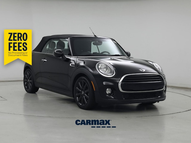 Black 2018 MINI Cooper Convertible Front-Wheel Drive Automatic