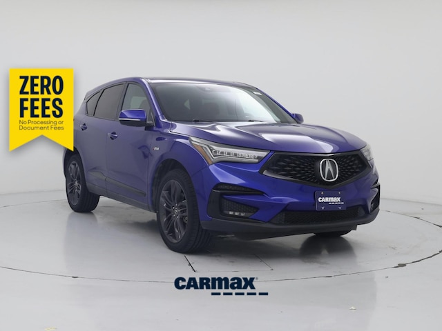 Blue 2021 Acura RDX SUV / Crossover All-Wheel Drive Automatic
