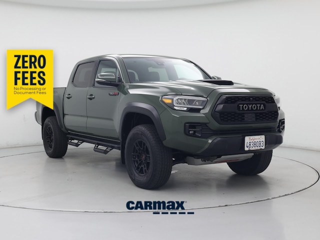 Green 2020 Toyota Tacoma Pickup Truck Four-Wheel Drive Automatic