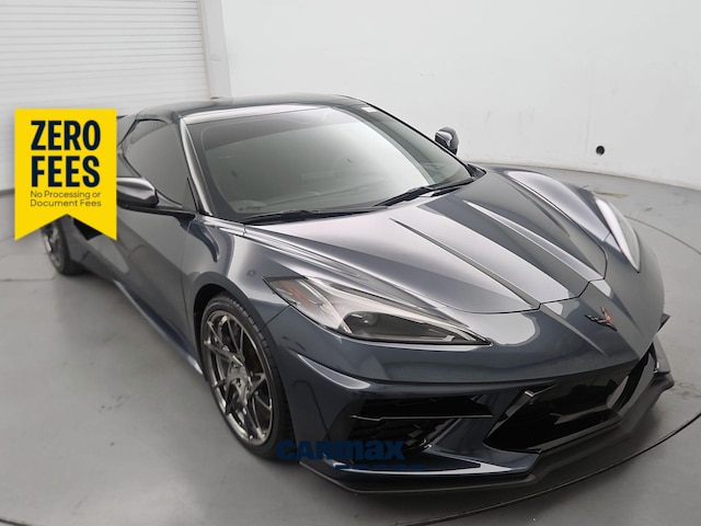 Gray 2021 Chevrolet Corvette Convertible Rear-Wheel Drive Automatic