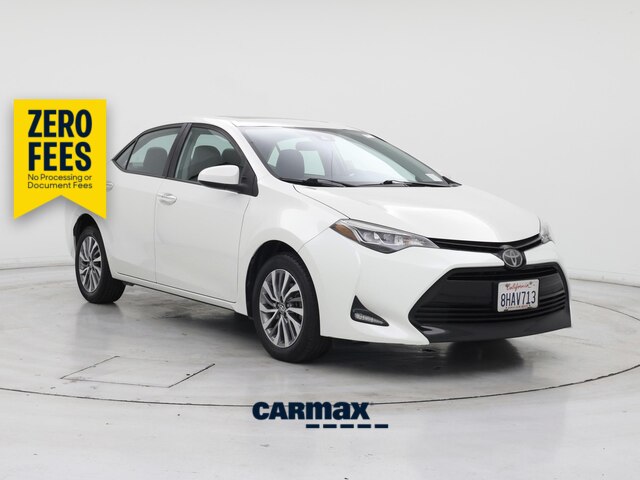 White 2019 Toyota Corolla Sedan Front-Wheel Drive Automatic