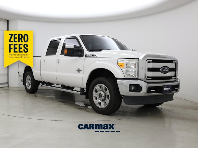 White 2016 Ford F-250 Super Duty Pickup Truck Four-Wheel Drive Automatic
