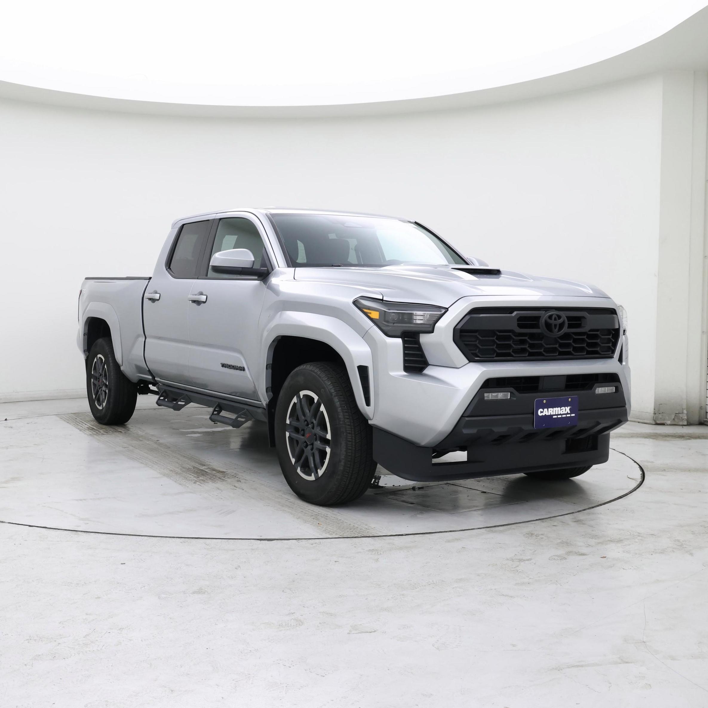 Silver 2024 Toyota Tacoma Pickup Truck Four-Wheel Drive Automatic