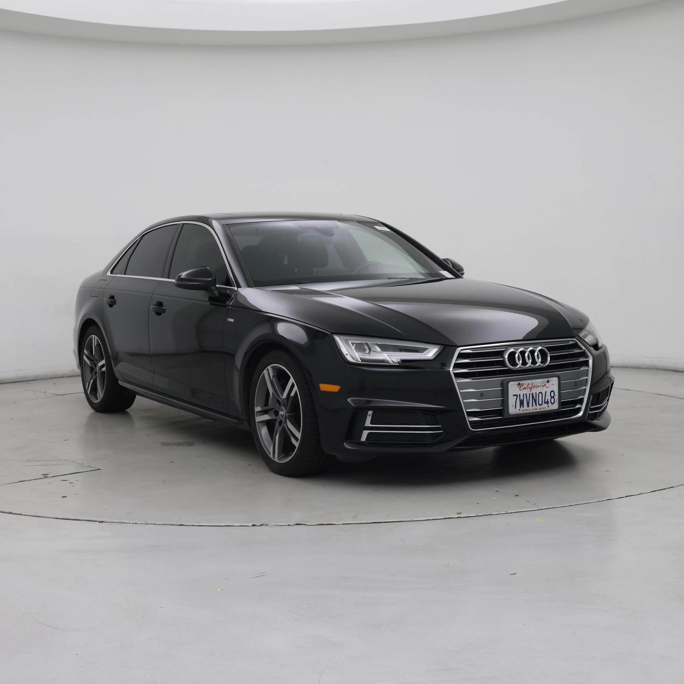 Black 2017 Audi A4 Sedan All-Wheel Drive Automatic