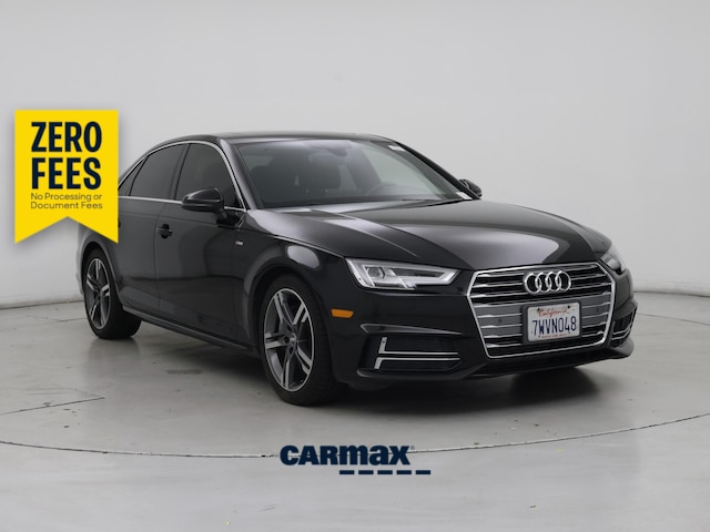 Black 2017 Audi A4 Sedan All-Wheel Drive Automatic