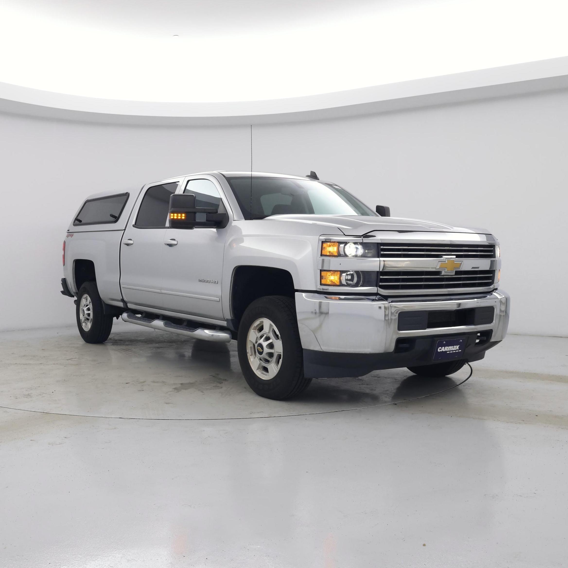 Silver 2018 Chevrolet Silverado 2500HD Pickup Truck Four-Wheel Drive Automatic