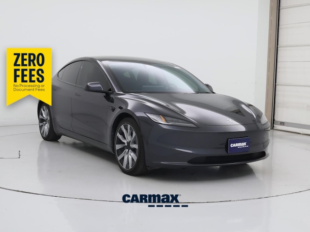 Gray 2024 Tesla Model 3 Sedan All-Wheel Drive Automatic