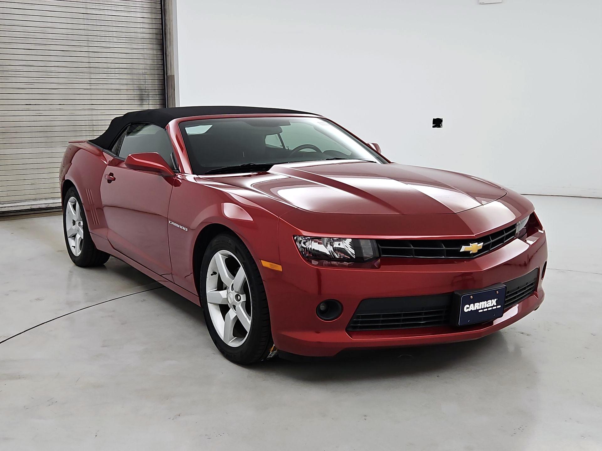Red 2014 Chevrolet Camaro Convertible Rear-Wheel Drive Automatic