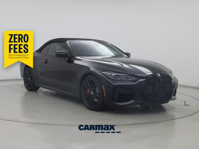 Black 2022 BMW 4 Series Convertible All-Wheel Drive Automatic