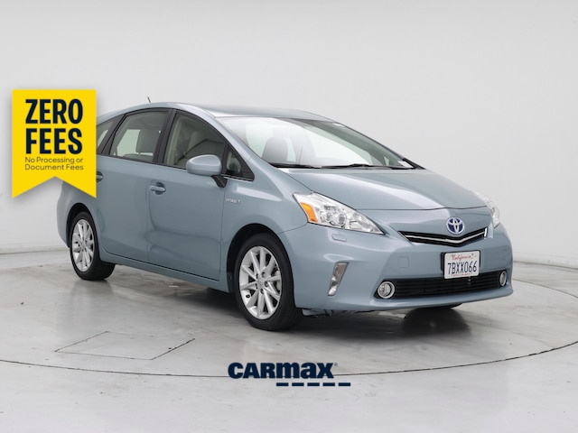 Green 2014 Toyota Prius v Wagon Front-Wheel Drive Automatic