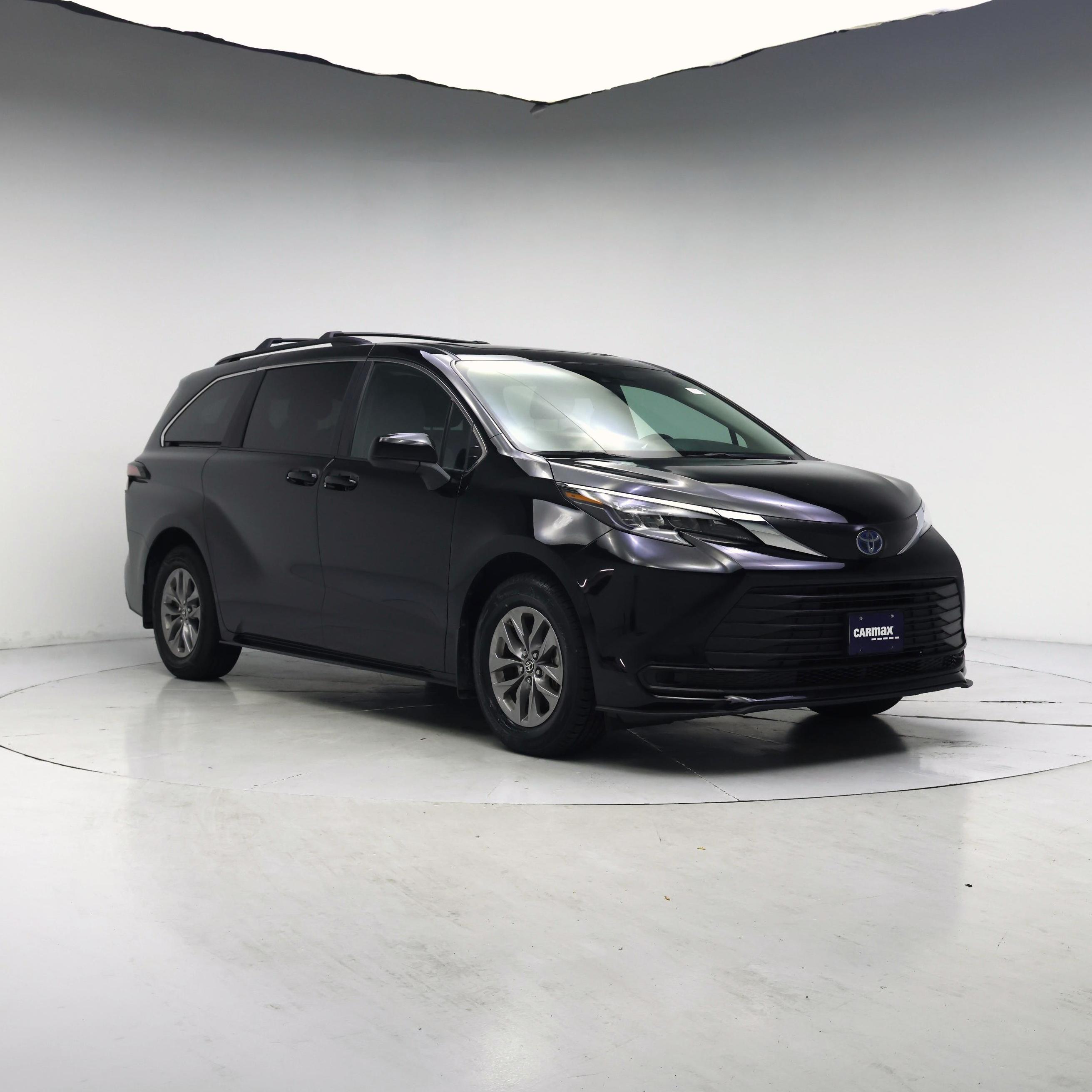Black 2025 Toyota Sienna Minivan All-Wheel Drive Automatic