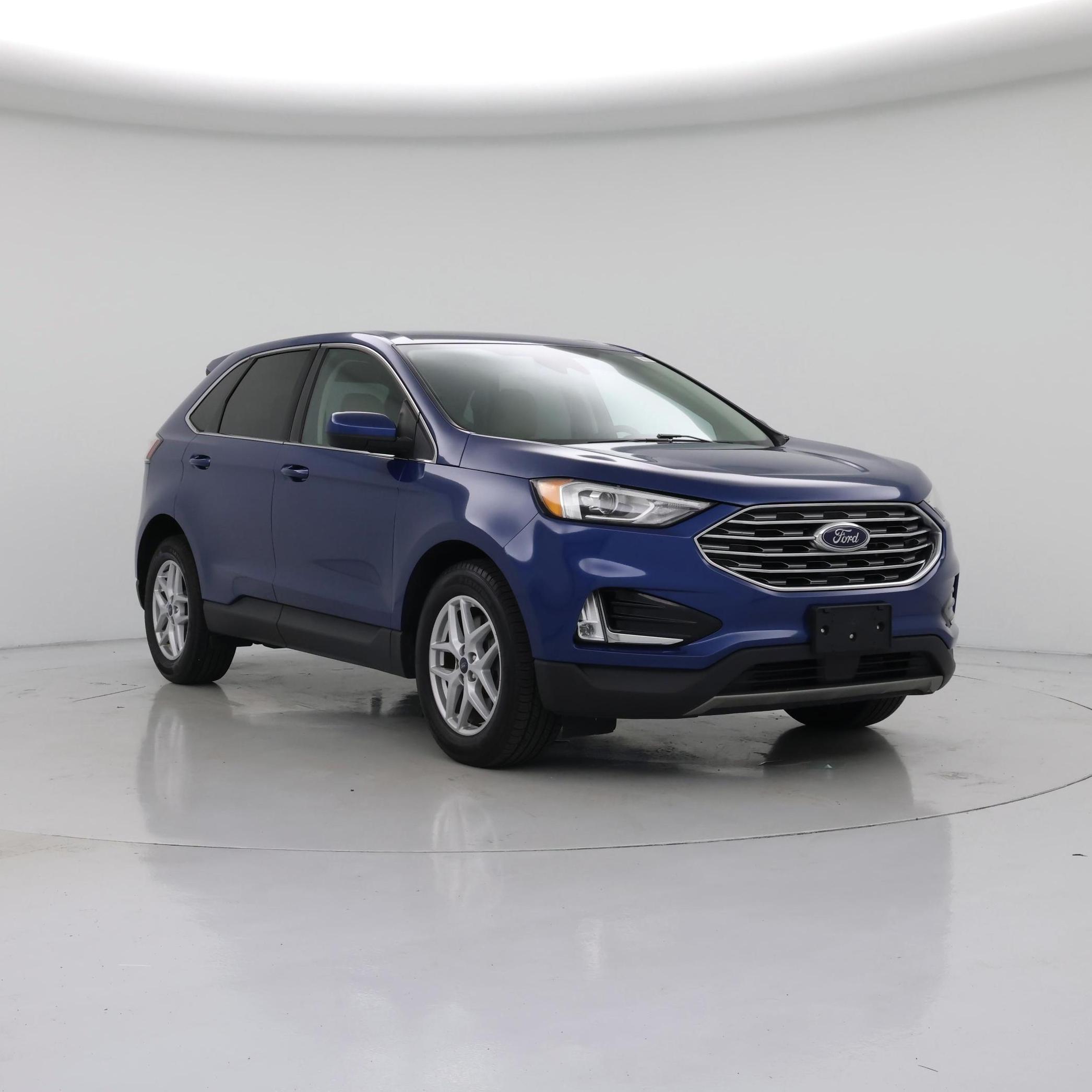Blue 2021 Ford Edge SUV / Crossover Front-Wheel Drive Automatic