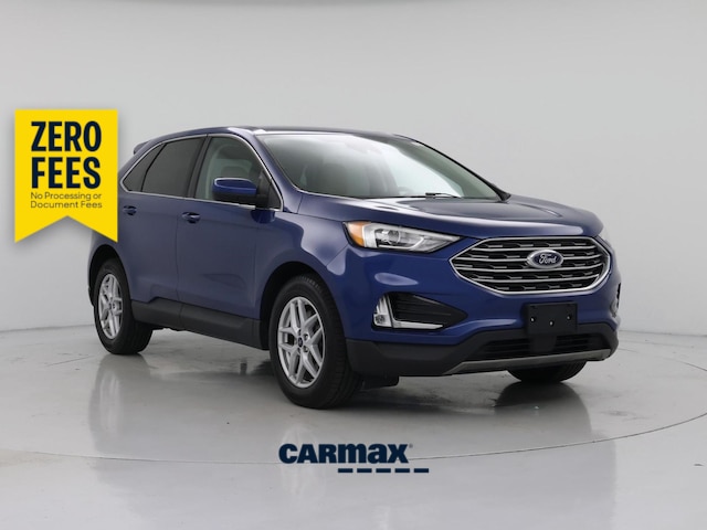 Blue 2021 Ford Edge SUV / Crossover Front-Wheel Drive Automatic