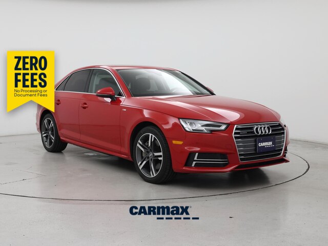 Red 2017 Audi A4 Sedan All-Wheel Drive Automatic