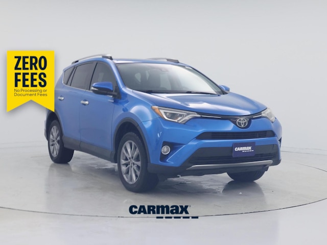 Blue 2017 Toyota RAV4 SUV / Crossover Front-Wheel Drive Automatic