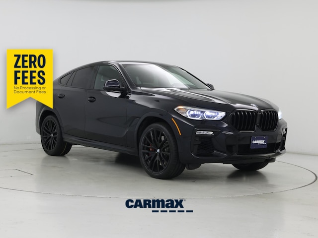 Blue 2021 BMW X6 SUV / Crossover All-Wheel Drive Automatic