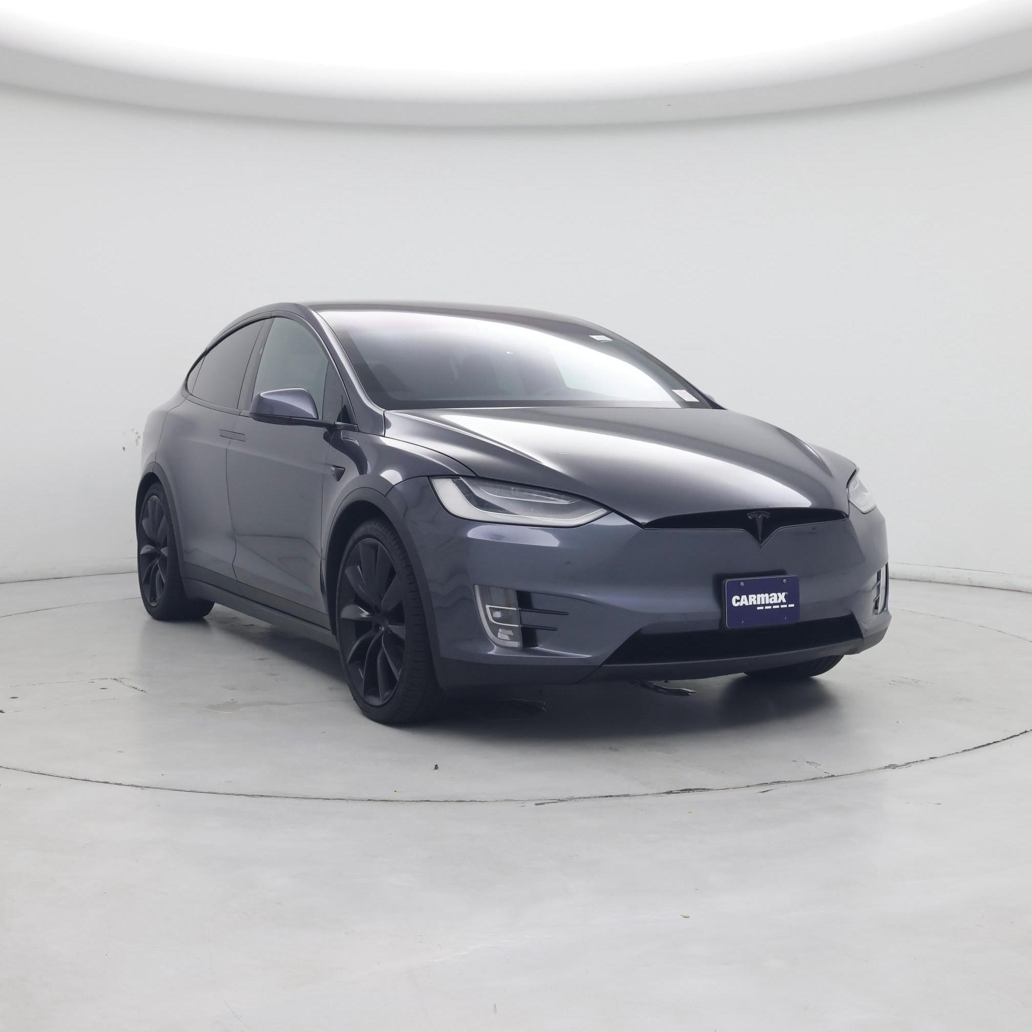 Gray 2019 Tesla Model X SUV / Crossover All-Wheel Drive Automatic