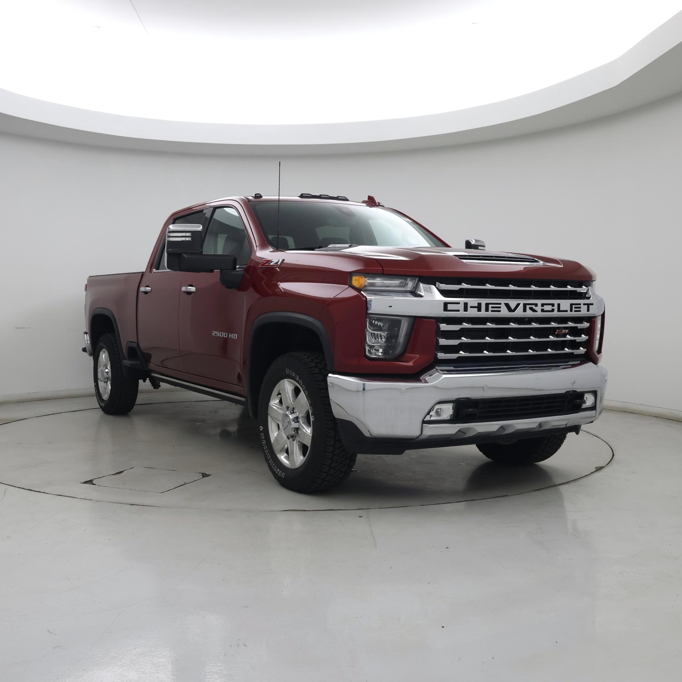 Red 2020 Chevrolet Silverado 2500HD Pickup Truck Four-Wheel Drive Automatic