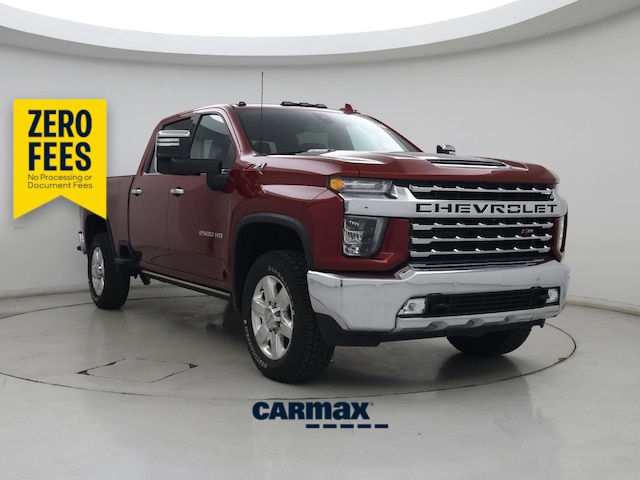 Red 2020 Chevrolet Silverado 2500HD Pickup Truck Four-Wheel Drive Automatic