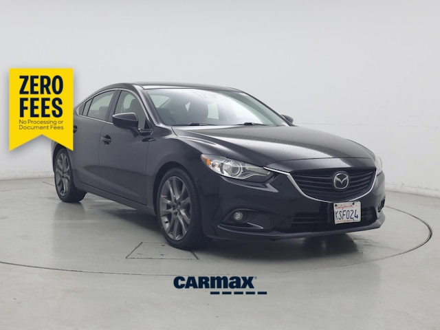 Black 2015 Mazda MAZDA6 Sedan Front-Wheel Drive Automatic