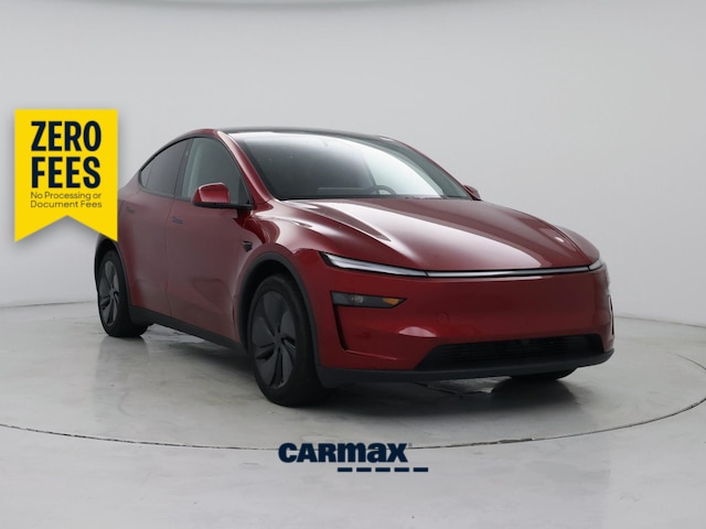 Red 2026 Tesla Model Y SUV / Crossover All-Wheel Drive Automatic