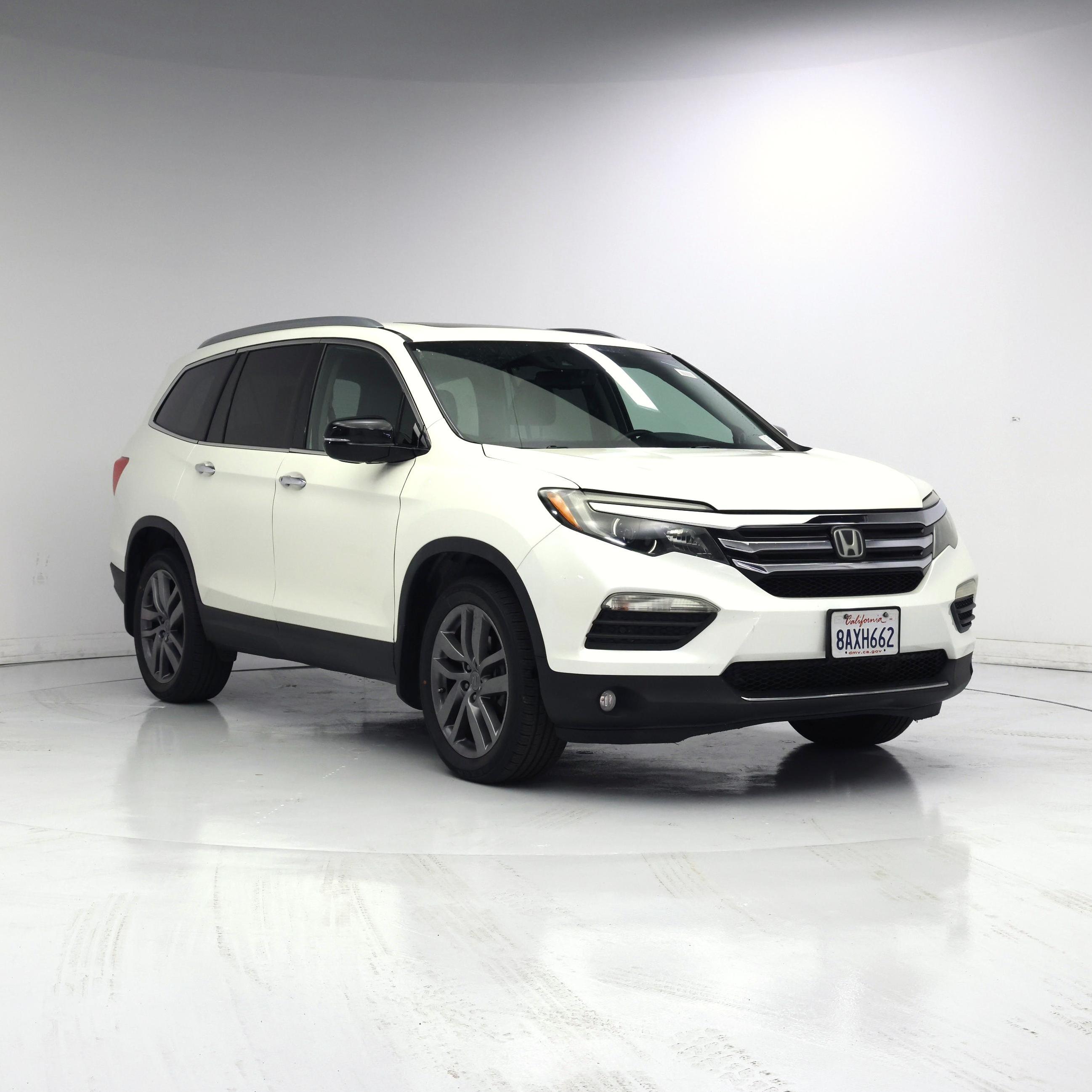 White 2017 Honda Pilot SUV / Crossover All-Wheel Drive Automatic