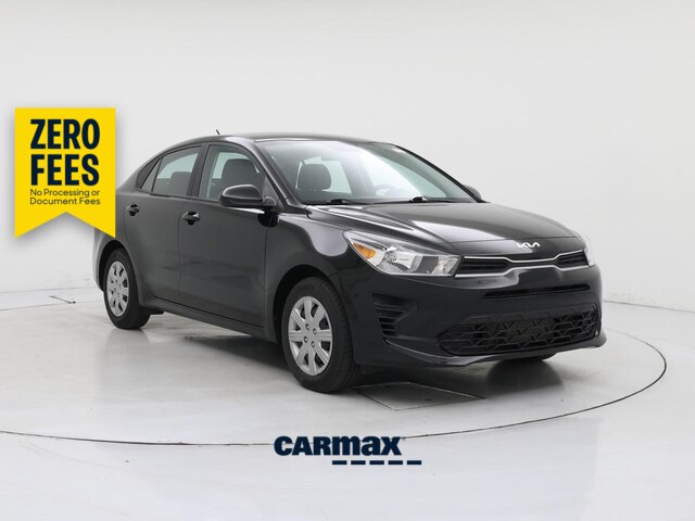 Black 2023 Kia Rio Sedan Front-Wheel Drive Automatic