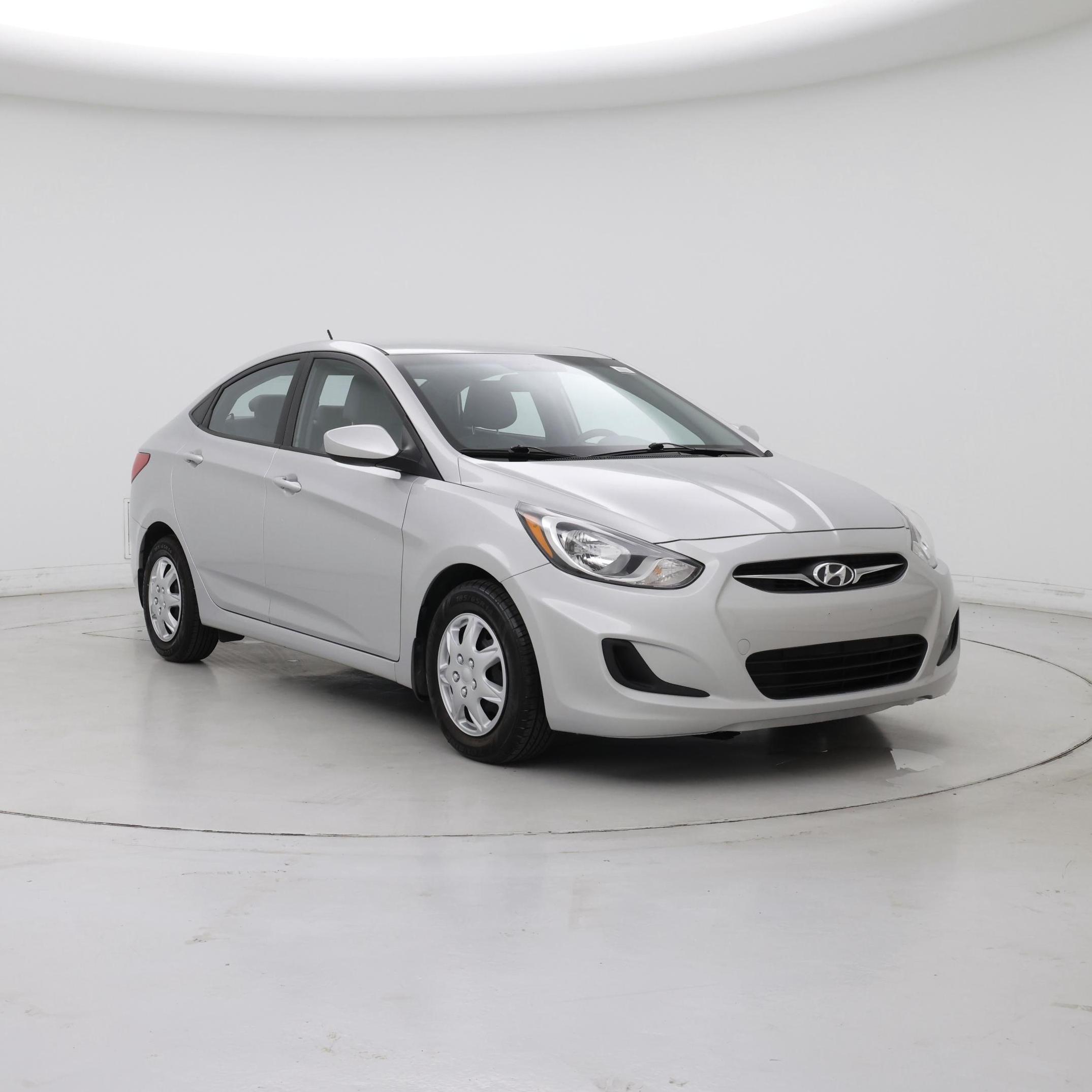 Silver 2014 Hyundai Accent Sedan Front-Wheel Drive Automatic
