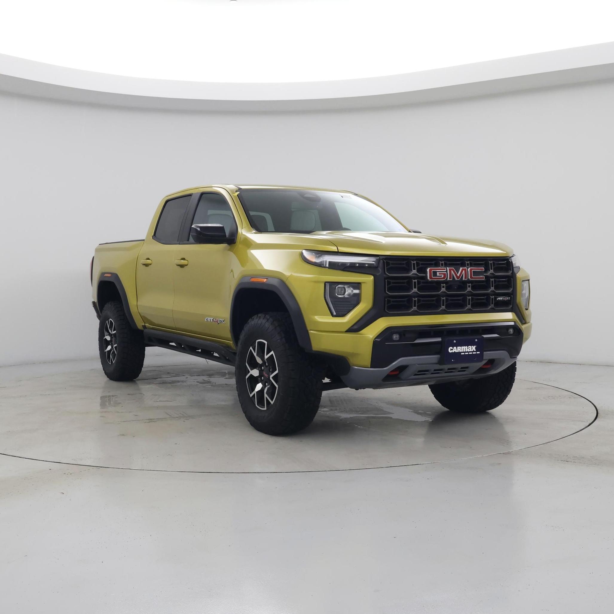 Yellow 2023 GMC Canyon Pickup Truck Four-Wheel Drive Automatic