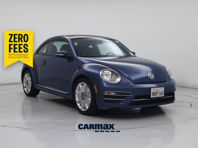 Blue 2017 Volkswagen Beetle Hatchback Front-Wheel Drive Automatic