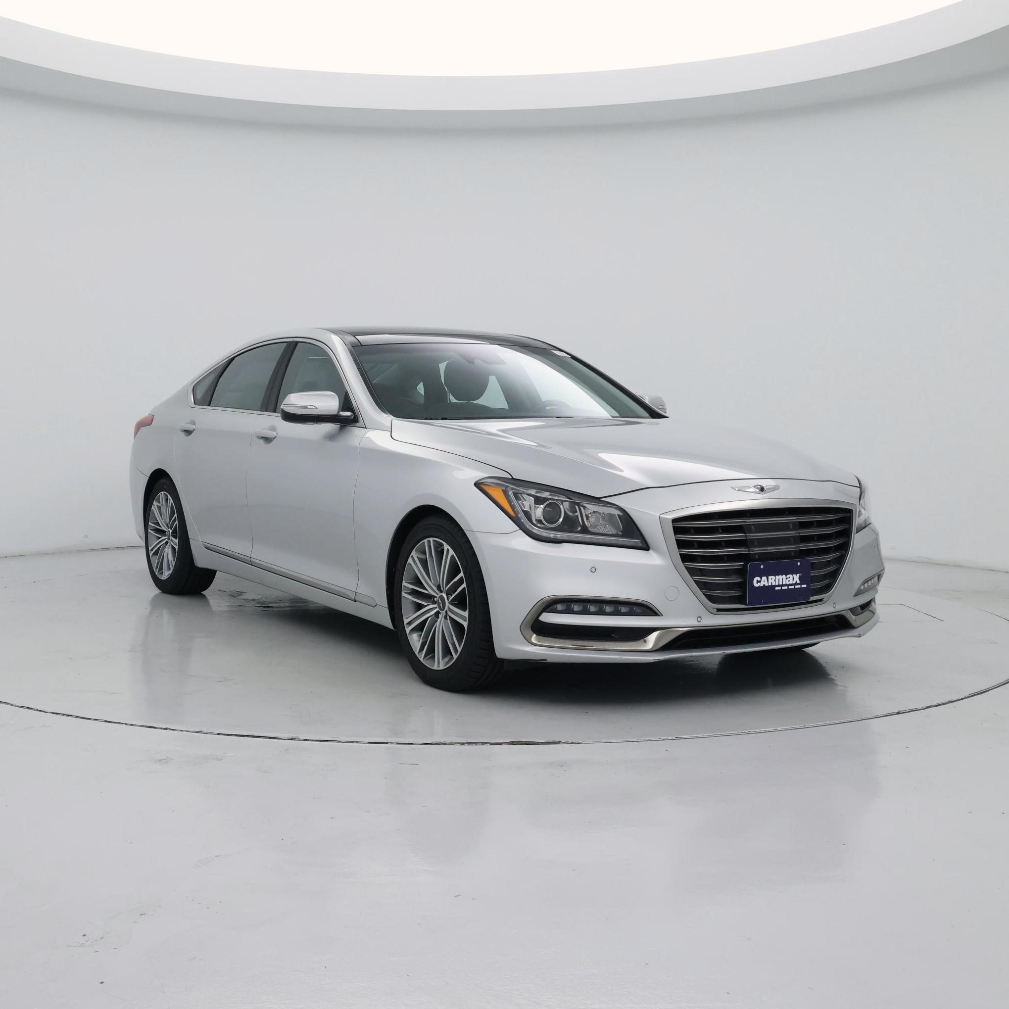 Silver 2018 Genesis G80 Sedan  Automatic