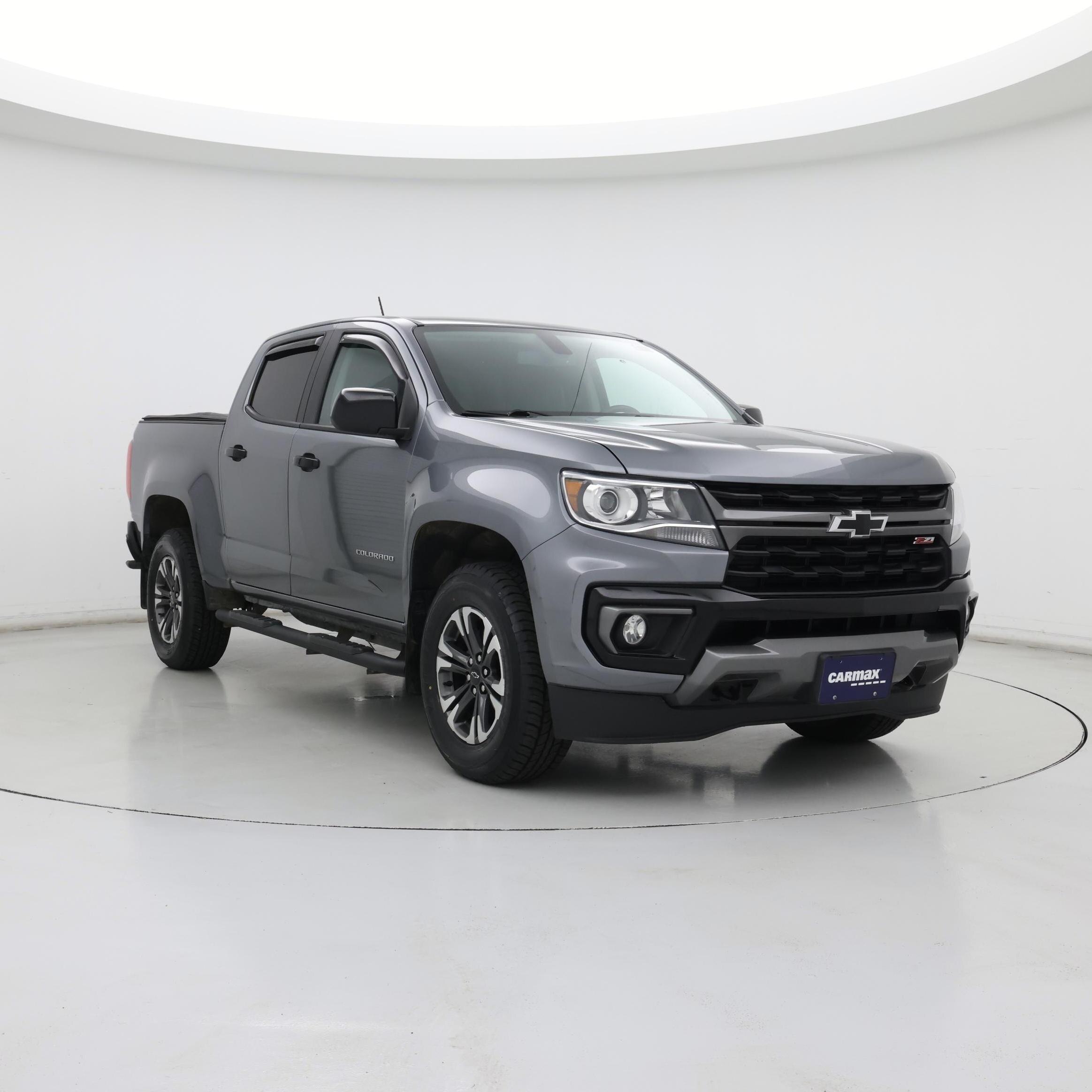 Silver 2022 Chevrolet Colorado Pickup Truck Four-Wheel Drive Automatic