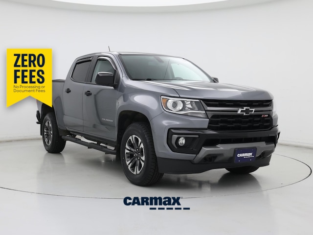 Silver 2022 Chevrolet Colorado Pickup Truck Four-Wheel Drive Automatic