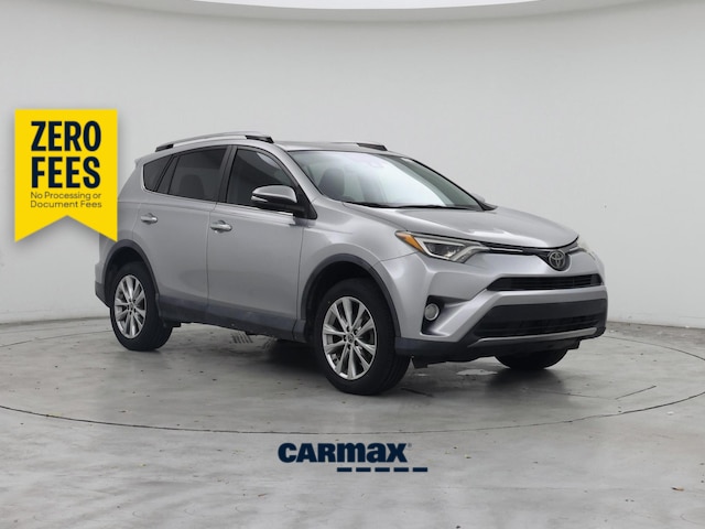 Silver 2018 Toyota RAV4 SUV / Crossover Front-Wheel Drive Automatic