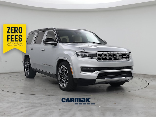Silver 2023 Jeep Grand Wagoneer SUV / Crossover Four-Wheel Drive Automatic