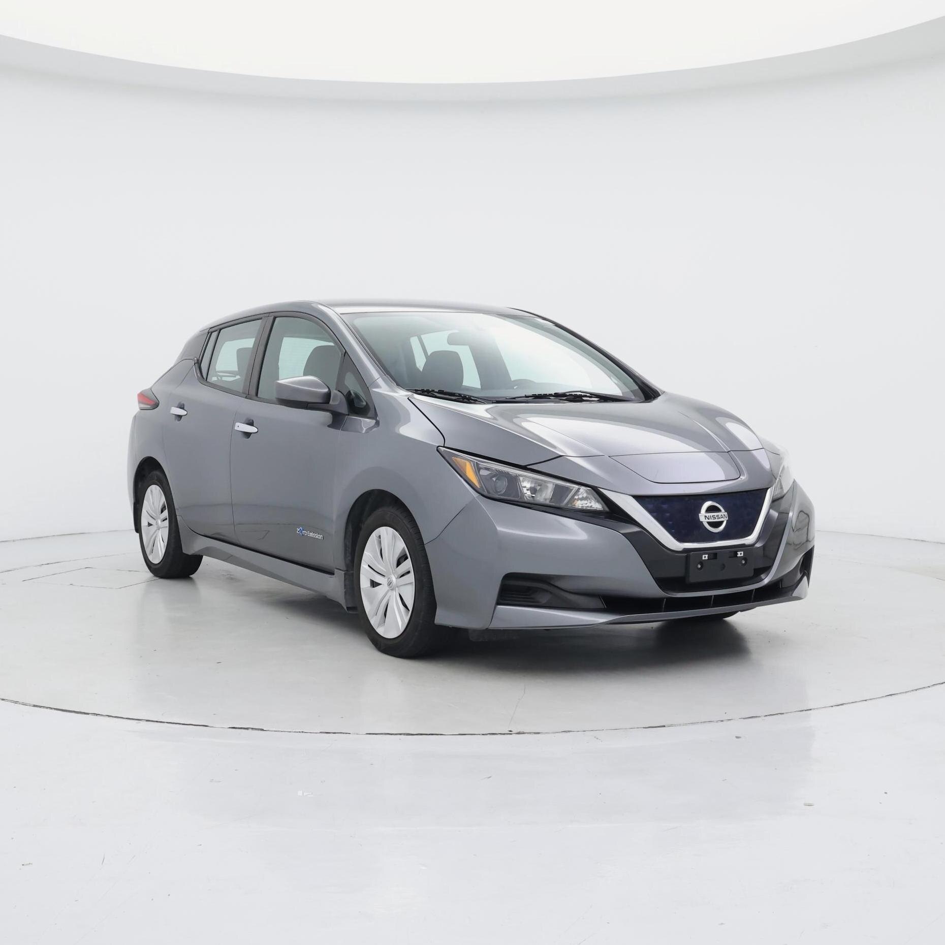 Gray 2019 Nissan LEAF Hatchback Front-Wheel Drive Automatic