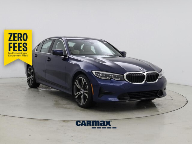 Blue 2019 BMW 3 Series Sedan Rear-Wheel Drive Automatic