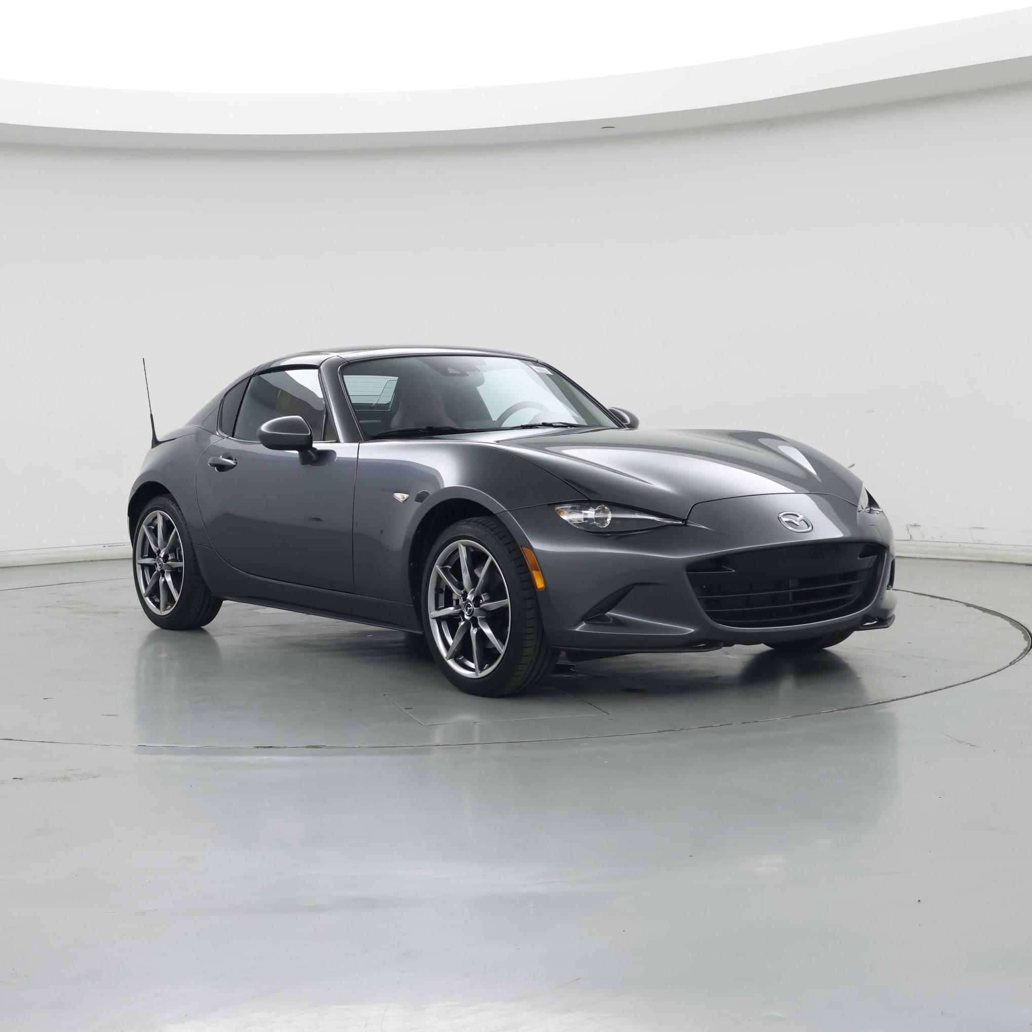 Gray 2023 Mazda MX-5 Miata Convertible Rear-Wheel Drive Automatic